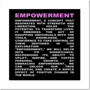 empowerment Posters and Art